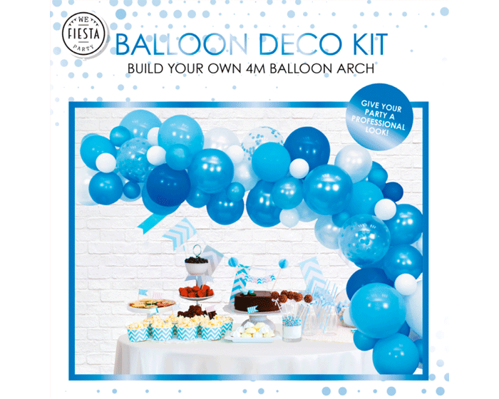 Ballonnenboog Set Blauw (4m) afbeelding
