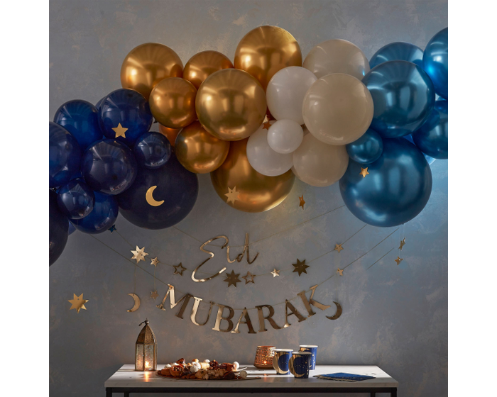Ballonnenboog Eid Mubarak Ginger Ray afbeelding