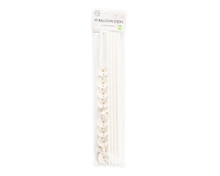 Ballonstokjes Papier - 10 stuks afbeelding