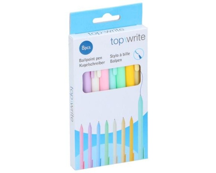 Balpennen Pastel - 8 stuks afbeelding