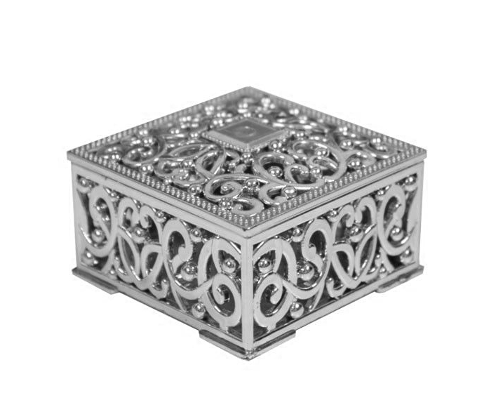 Barok Doosje Zilver (12st) afbeelding