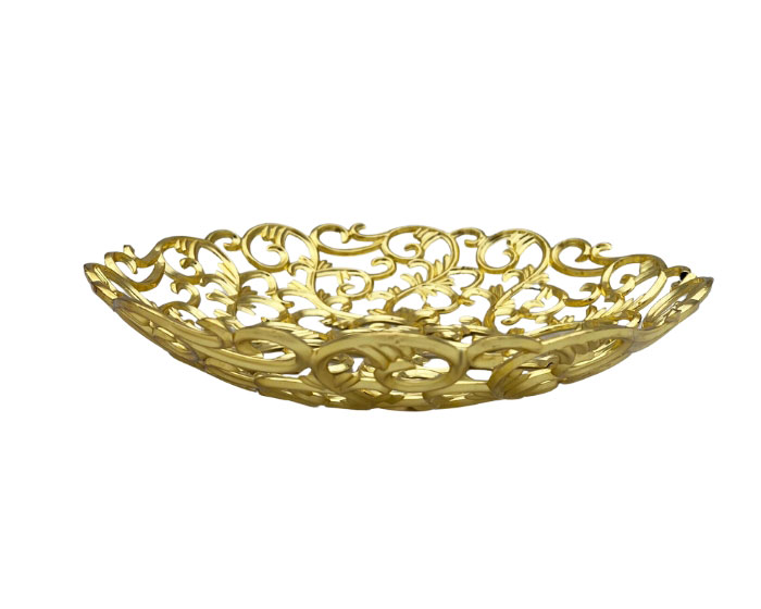 Barok Schaal Goud (30cm) afbeelding