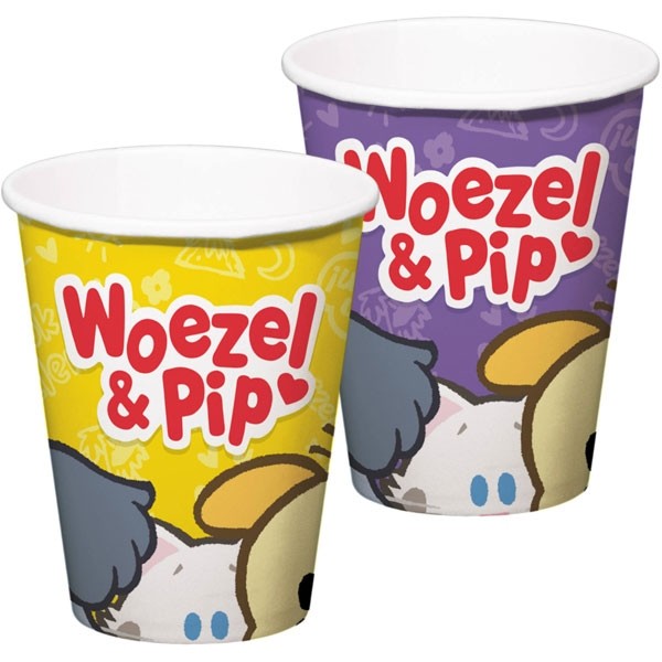 Bekers - Woezel en Pip - 8 stuks afbeelding