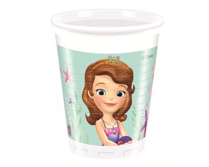Beker Sofia The First - 8 stuks afbeelding