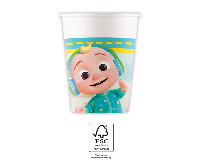 Bekers Cocomelon 200ml - 8st afbeelding