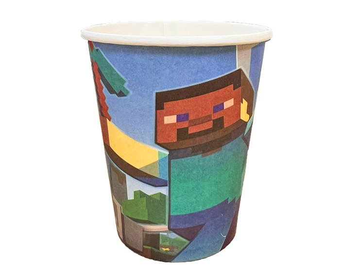 Bekers Minecraft - 8 stuks afbeelding