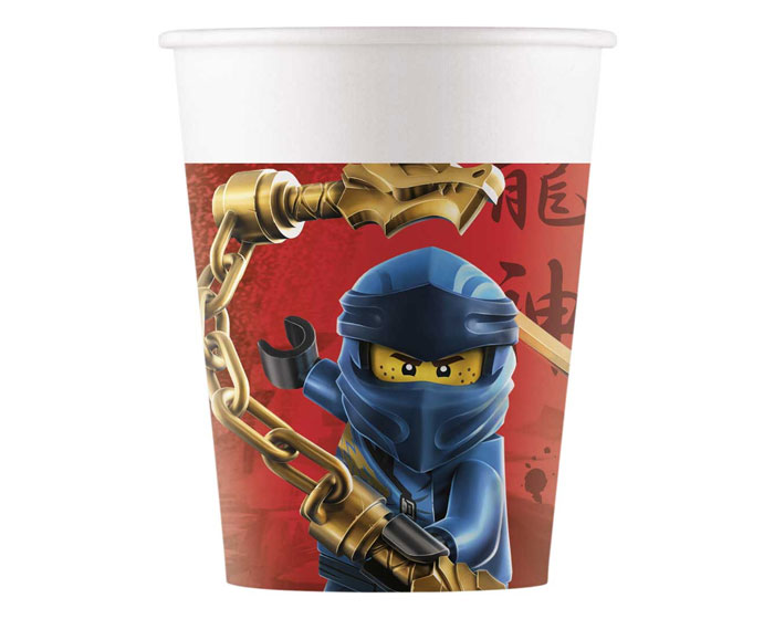 Bekers - LEGO Ninjago -  200ml - 8 stuks afbeelding