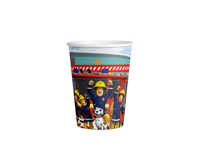 Bekers Brandweerman Sam - 8st afbeelding