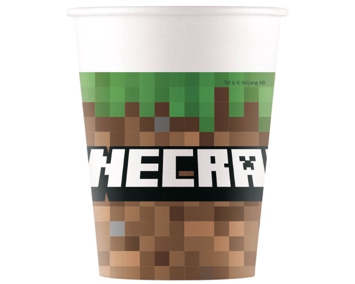 Bekers Minecraft - 200ml -  8 stuks afbeelding