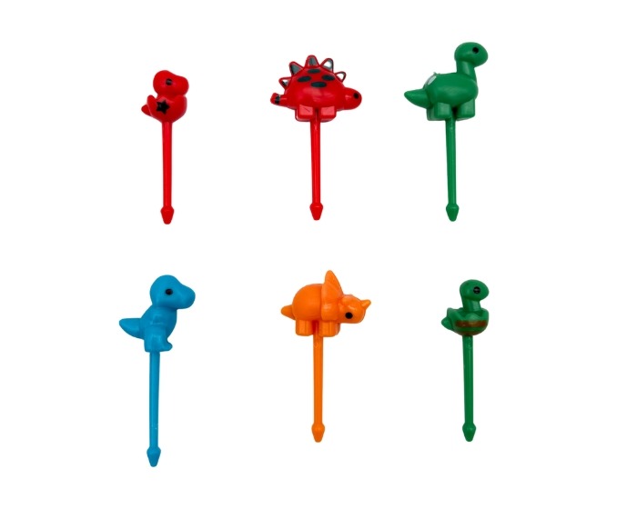 Bento Prikkers Dino - 6 stuks afbeelding