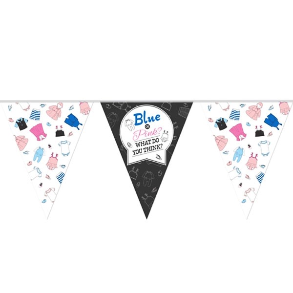Vlaggenlijn Gender Reveal (10m) afbeelding