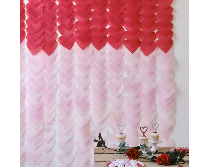 Backdrop Ombre Hartjes Ginger Ray afbeelding
