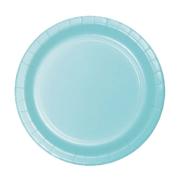 Kartonnen Borden Blauw 23cm (20st) afbeelding