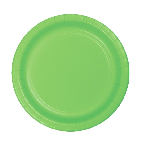 Kartonnen Bordjes Groen 18cm (20st) afbeelding