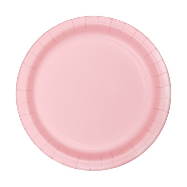 Kartonnen Borden Roze 23cm (20st) afbeelding