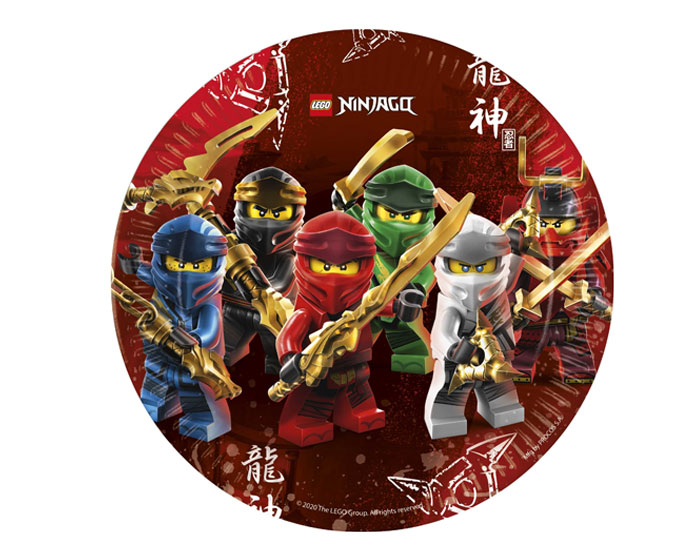 Borden - LEGO Ninjago - 23cm - 8 stuks afbeelding