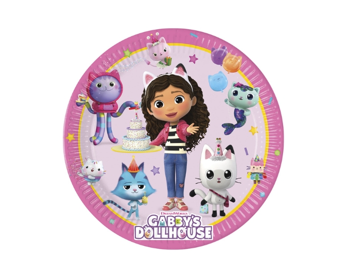 Bordjes - Gabby's Poppenhuis - 20cm - 8 stuks afbeelding
