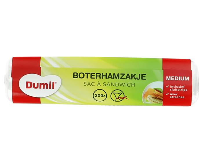 Boterhamzakjes Dumil (200st) afbeelding