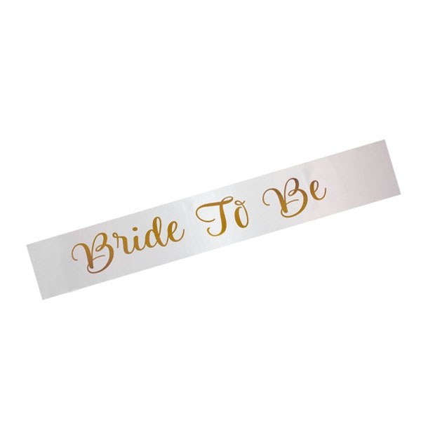 Sjerp Bride To Be Wit/Goud afbeelding