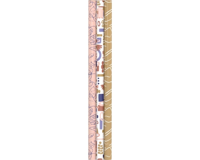 Cadeaupapier Sculpture - 70x200cm - 3 rollen afbeelding