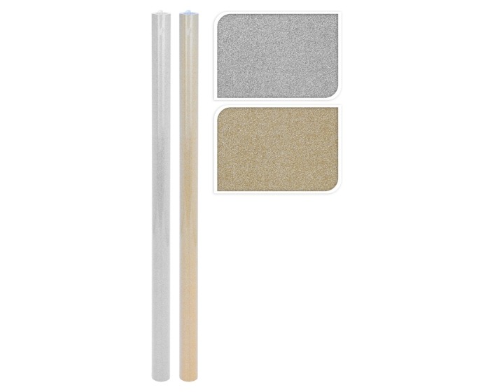 Cadeaupapier Glitter Goud&Zilver - 70x150cm - 2 rollen afbeelding