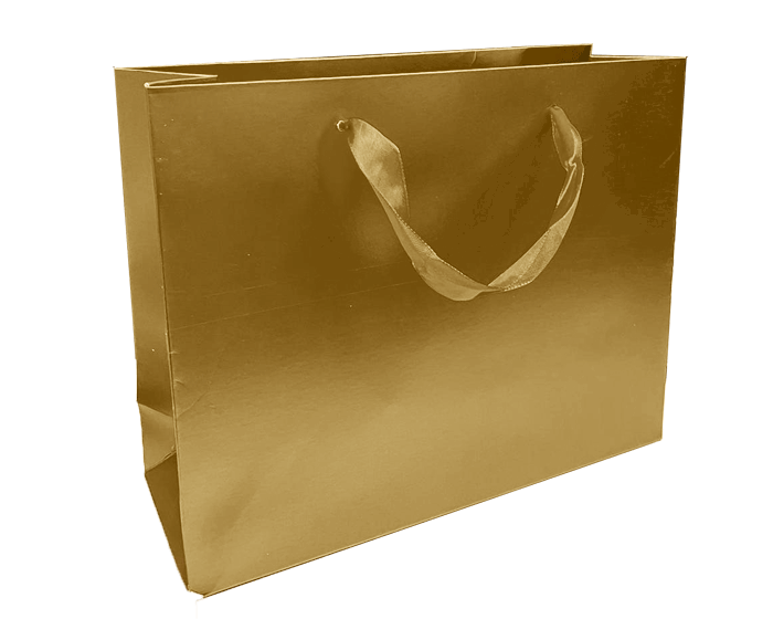 Cadeautas L Metallic Goud (6st) afbeelding