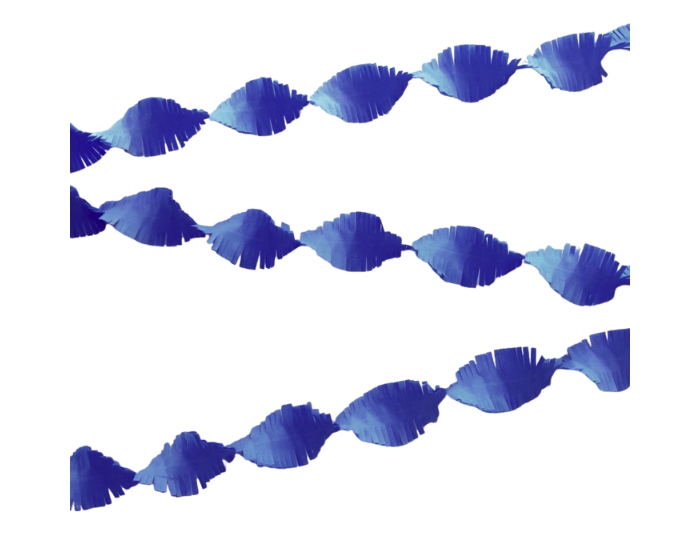 Crepe Guirlande Donkerblauw (24m) afbeelding