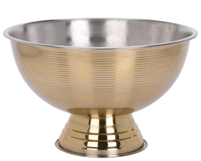 Champagneschaal op voet Goud afbeelding