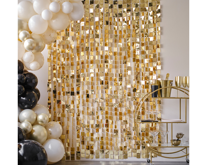 Backdrop Pailetten Goud Ginger Ray afbeelding