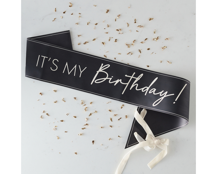Sjerp It's My Birthday! Nude&Zwart Ginger Ray afbeelding