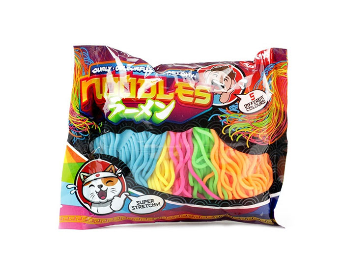 Noodles -Curly Colorful- super rekbaar afbeelding