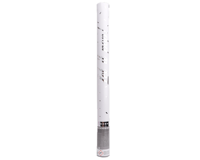 Confetti Kanon Let it pop! Zilver (60cm) afbeelding