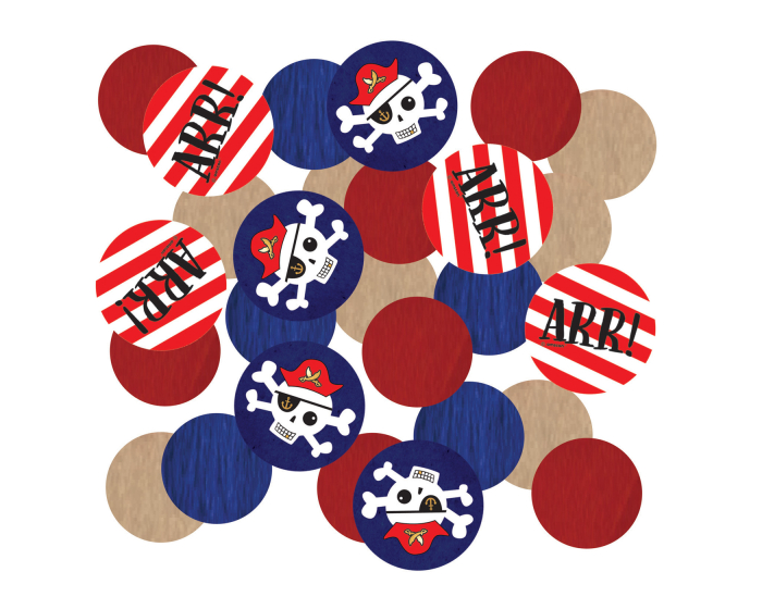 Confetti Piraten Map (14g) afbeelding