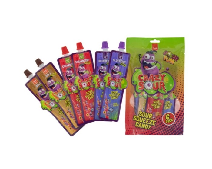 Sour Squeeze Candy Funlab - 90ml - 6 stuks afbeelding