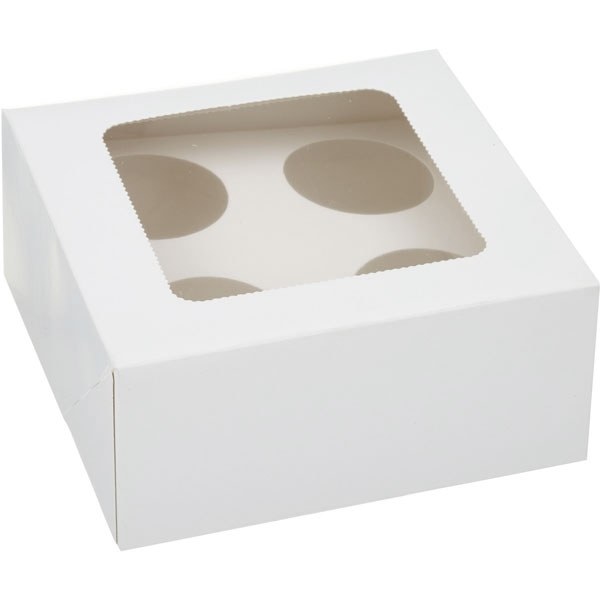 24 st. Cupcake Box 4 Wit afbeelding