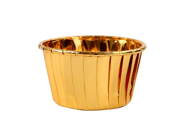 Cupcake Wrapper Luxe Goud (20st)