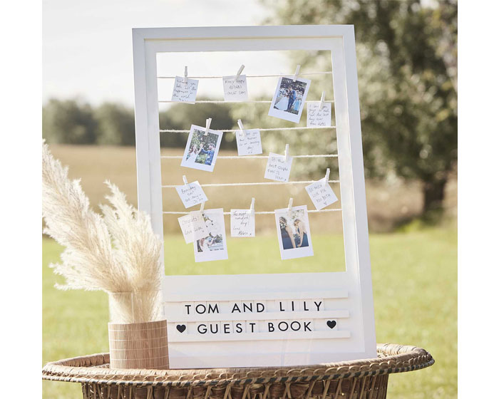 Alternatief Gastenboek Frame Botanical Wedding Ginger Ray afbeelding