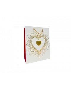 Cadeautas Hart Wit - Luxe Verpakking voor Elke Gelegenheid