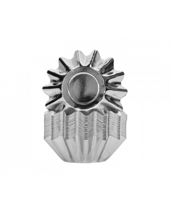 Pastry Cup Bloem Metallic Zilver - 50 stuks