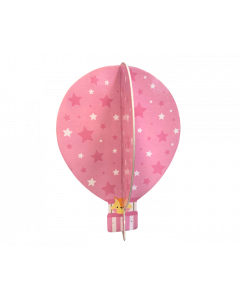 Luchtballon Roze Foamdeco - 57 cm