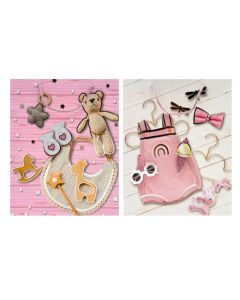 Luxe Cadeautas Baby Roze of Wit voor Feestelijke Gelegenheden