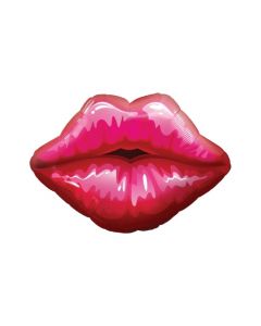 Folieballon Rode Lippen Big Kiss - 65x65cm 