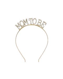 Diadeem Mom To Be Goud Strass