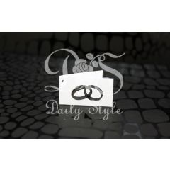 Bedankkaartje Ringen Zilver