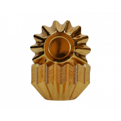  Pastry Cup Bloem Metallic Goud - Luxe Bakcups (50 stuks)