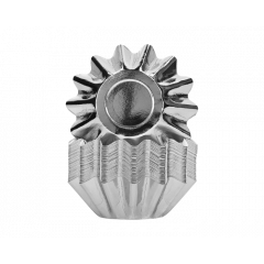 Pastry Cup Bloem Metallic Zilver - 50 stuks