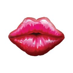 Folieballon Rode Lippen Big Kiss - 65x65cm 