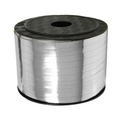 Klos Krullint Glossy Zilver 5mm