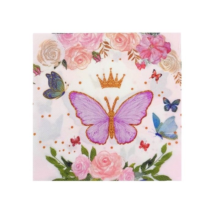 Romantische Servetten Vlinder - Perfect voor elk feestje!
