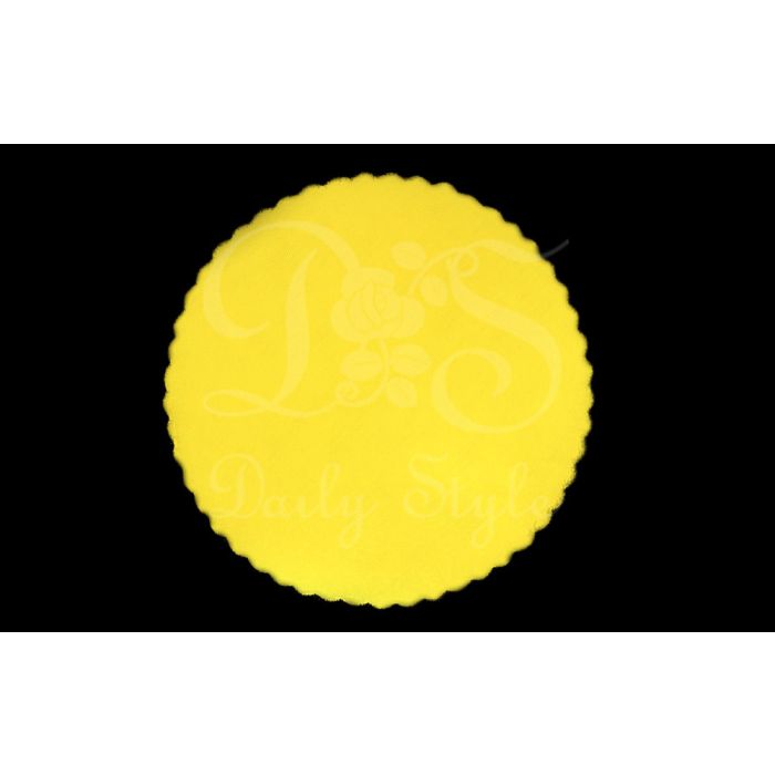 Tule Rondjes Kaal Ø24cm Geel
